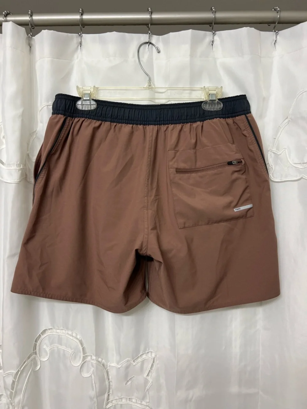 Vuori Trail Shorts Large Terracotta Brown Athletic Running Training Lined V341